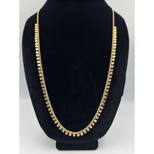 Vintage Madewell Gold Tone Geochain 30” Geometric Long Stacking Necklace